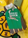 Tee Gucci Tiger Run Green Ss2022