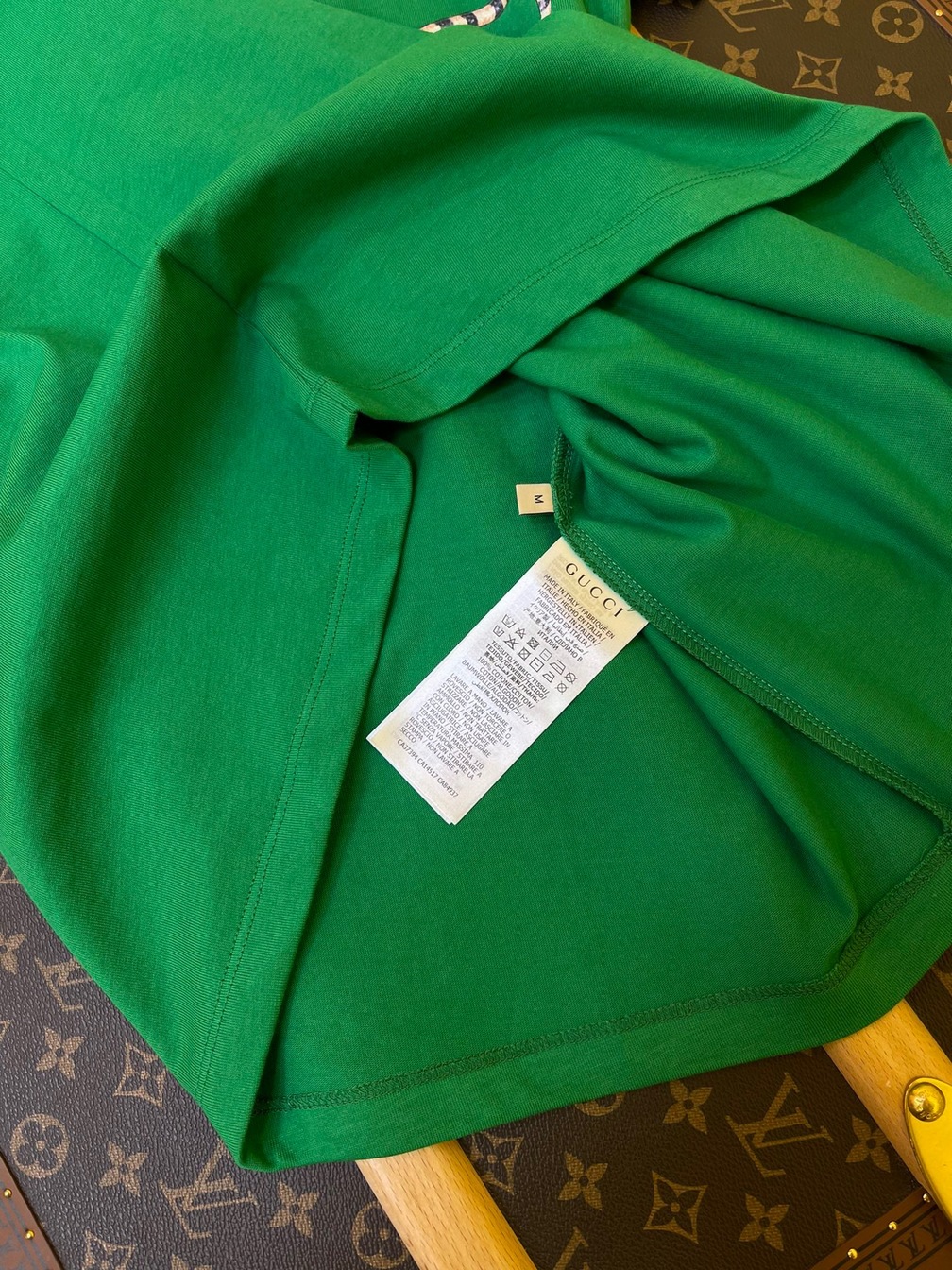 Tee Gucci Tiger Run Green Ss2022