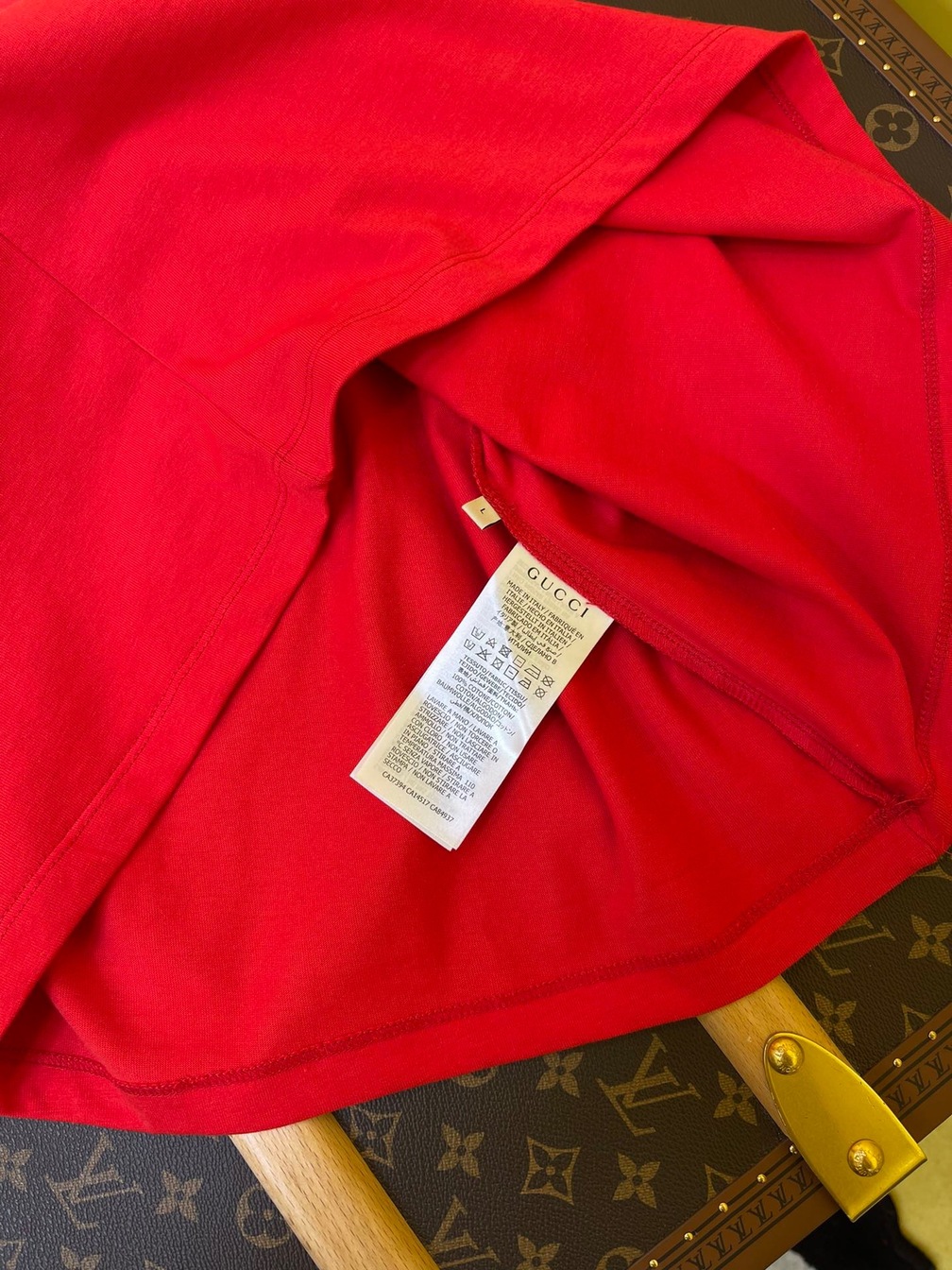 Tee Gucci Tiger Run Red Ss2022