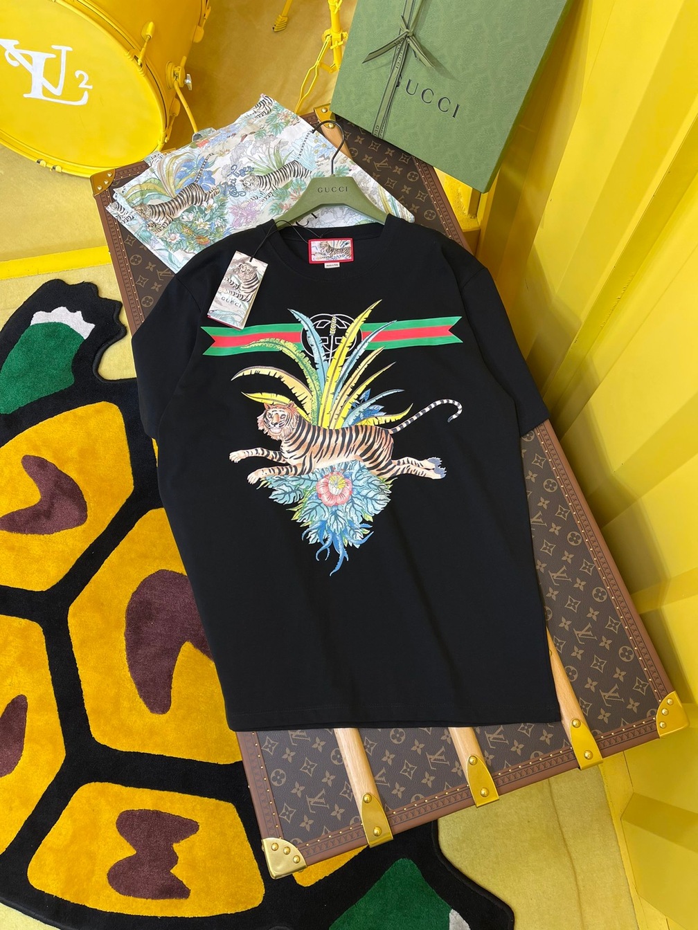 Tee Gucci Tiger Signature Ss2022
