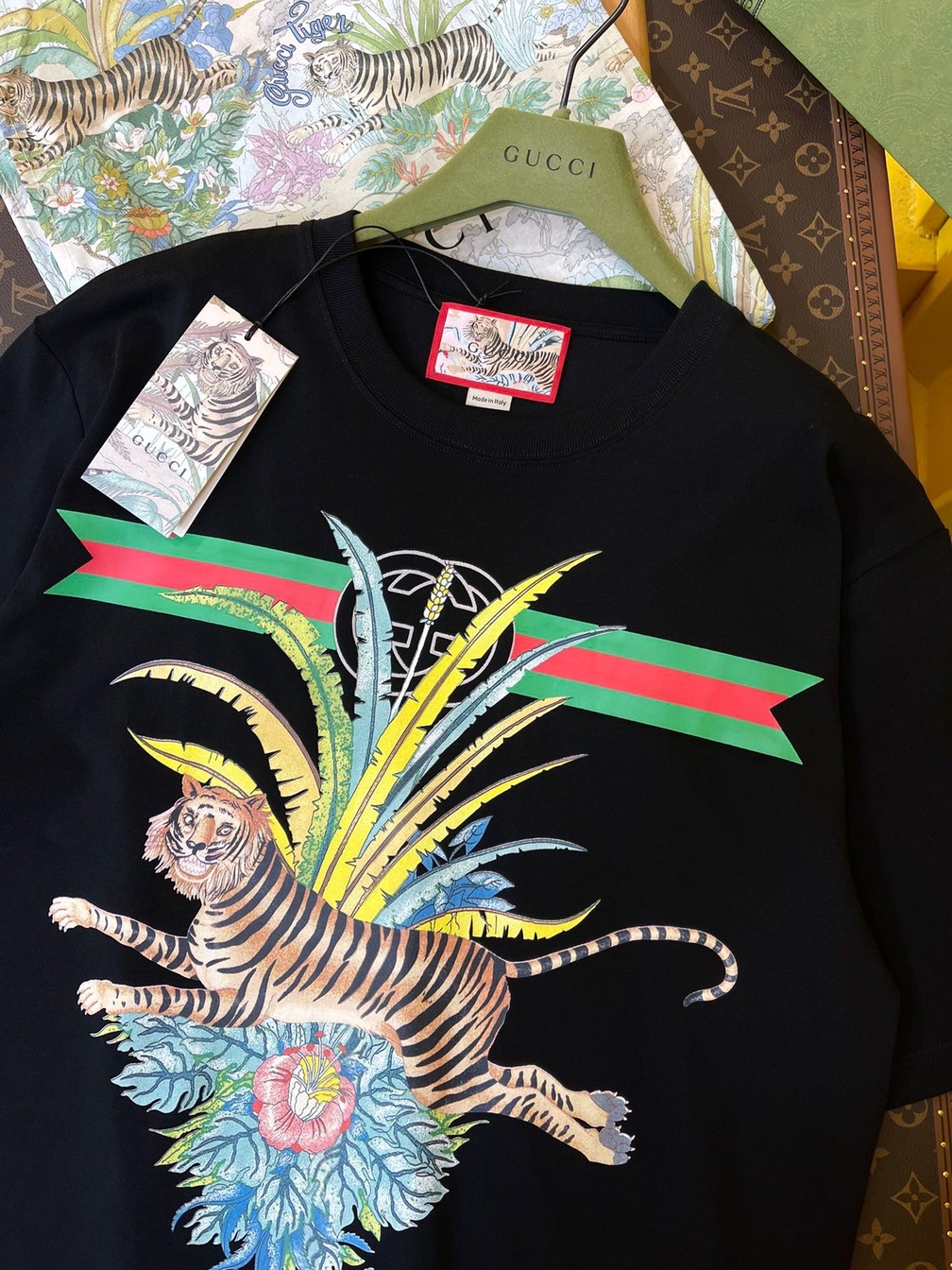 Tee Gucci Tiger Signature Ss2022
