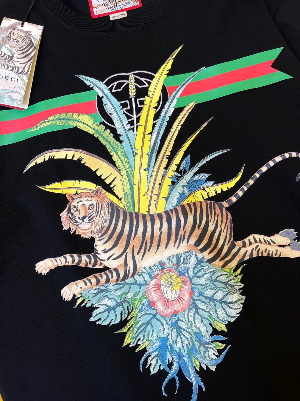 Tee Gucci Tiger Signature Ss2022