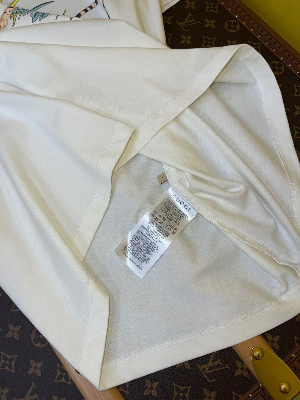 Tee Gucci Tiger Signature White Ss2022