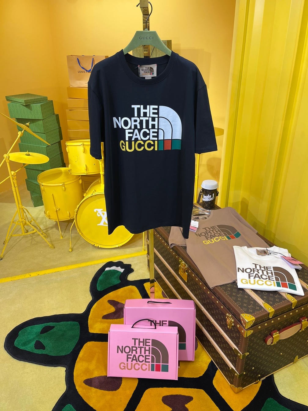 Tee Gucci X Tnf Basic Black Ss2022
