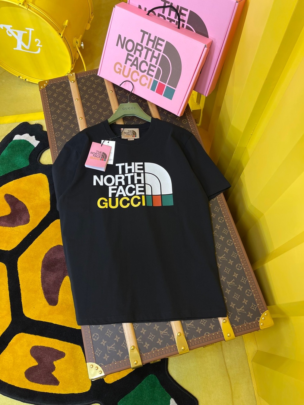 Tee Gucci X Tnf Basic Black Ss2022