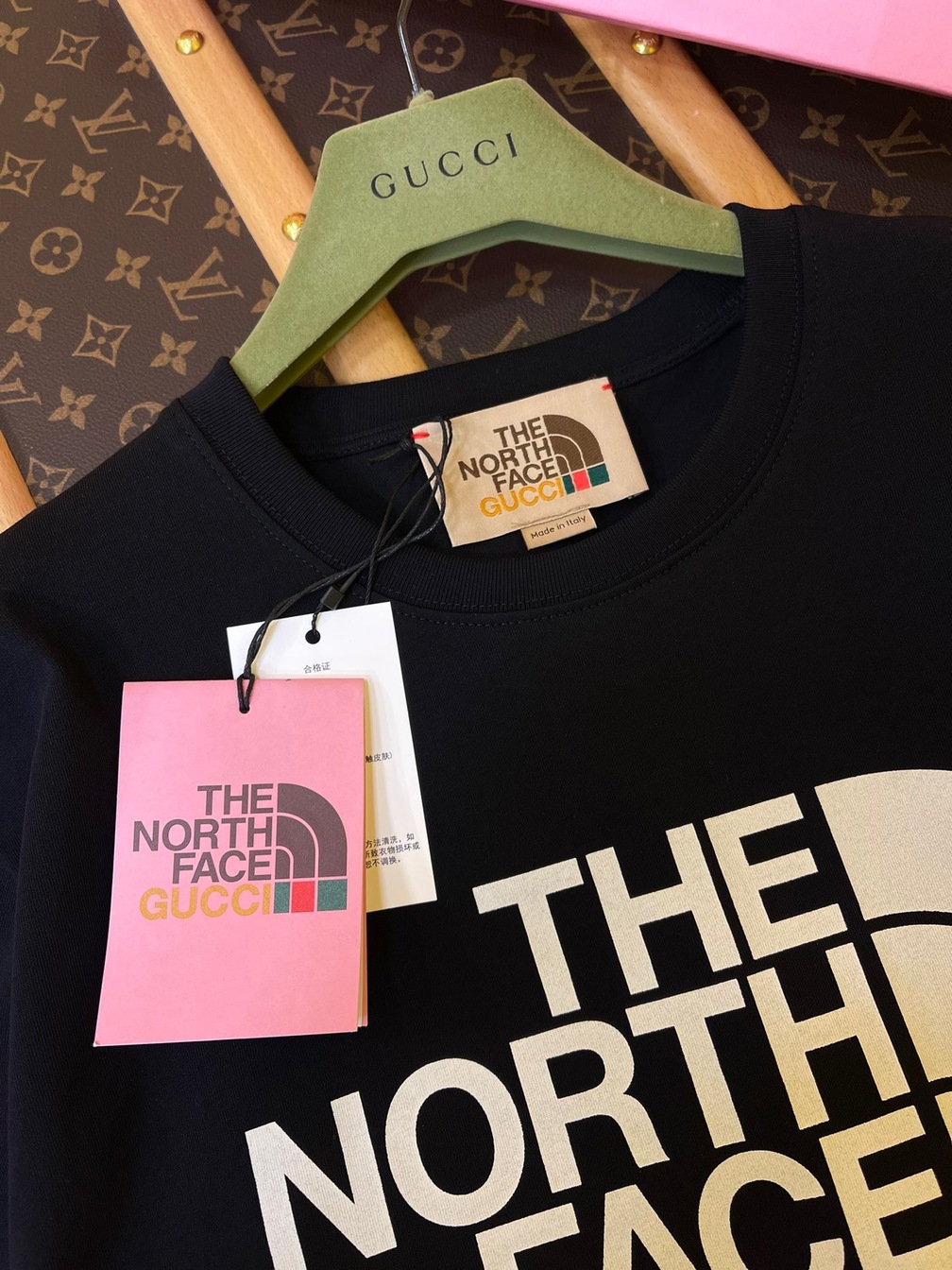 Tee Gucci X Tnf Basic Black Ss2022