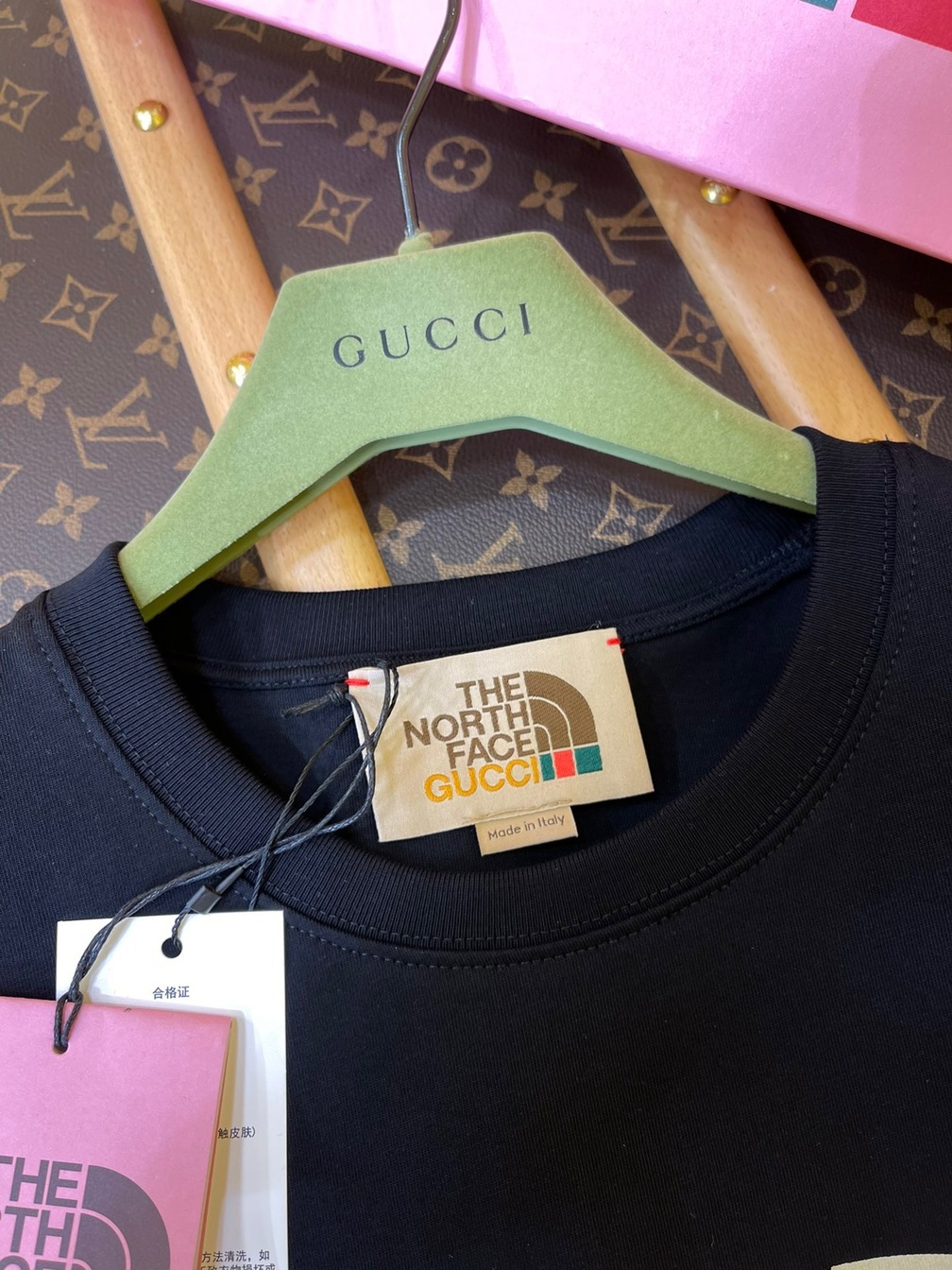 Tee Gucci X Tnf Basic Black Ss2022
