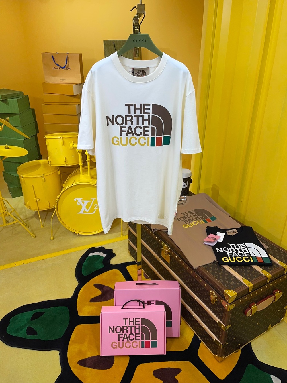 Tee Gucci X Tnf Basic White Ss2022