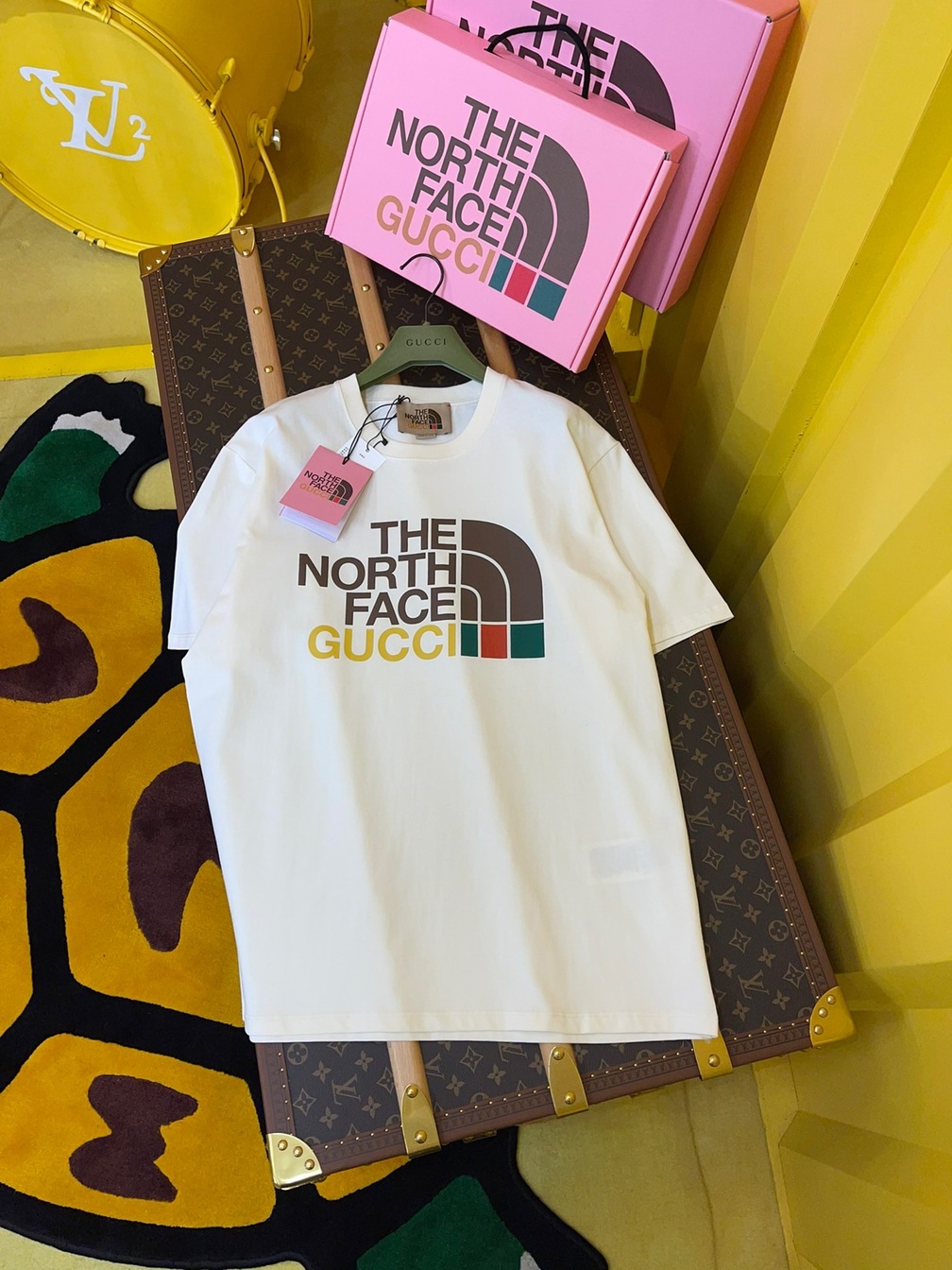 Tee Gucci X Tnf Basic White Ss2022