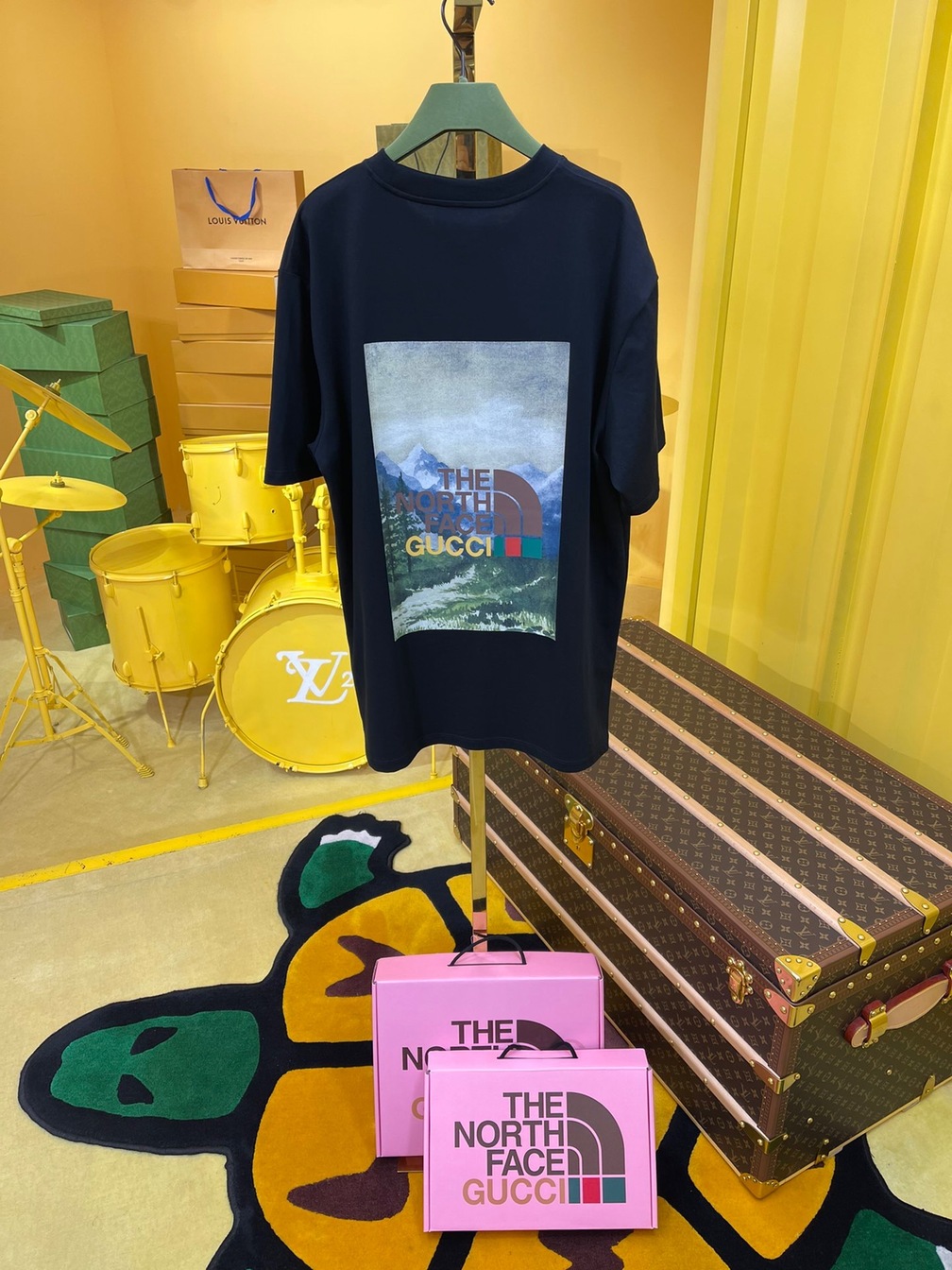 Tee Gucci X Tnf View Black Ss2022