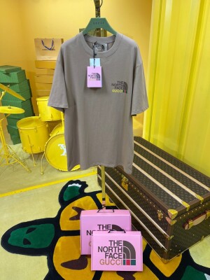 Tee Gucci X Tnf View Dark Beige Ss2022