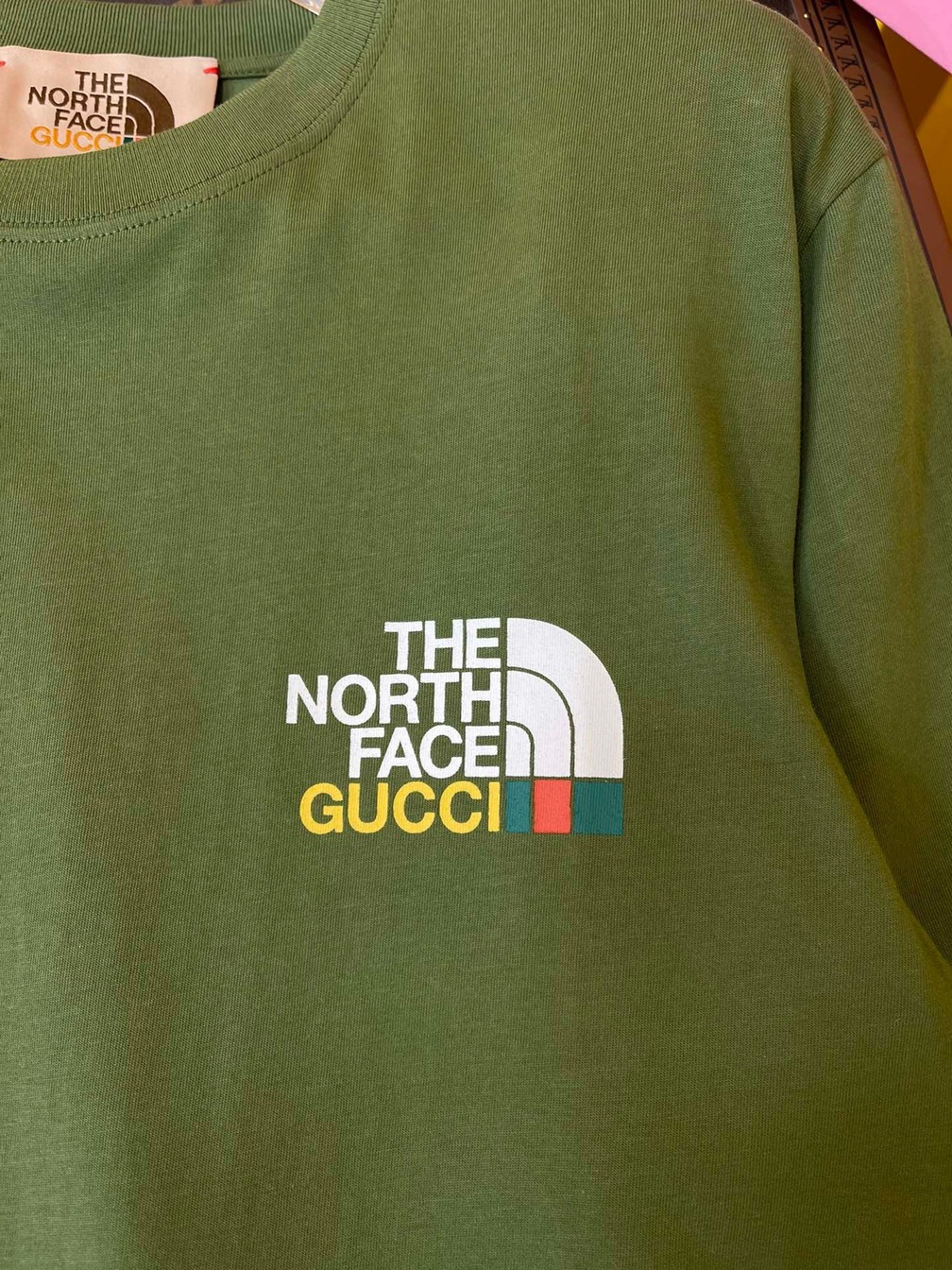 Tee Gucci X Tnf View Dark Green Ss2022