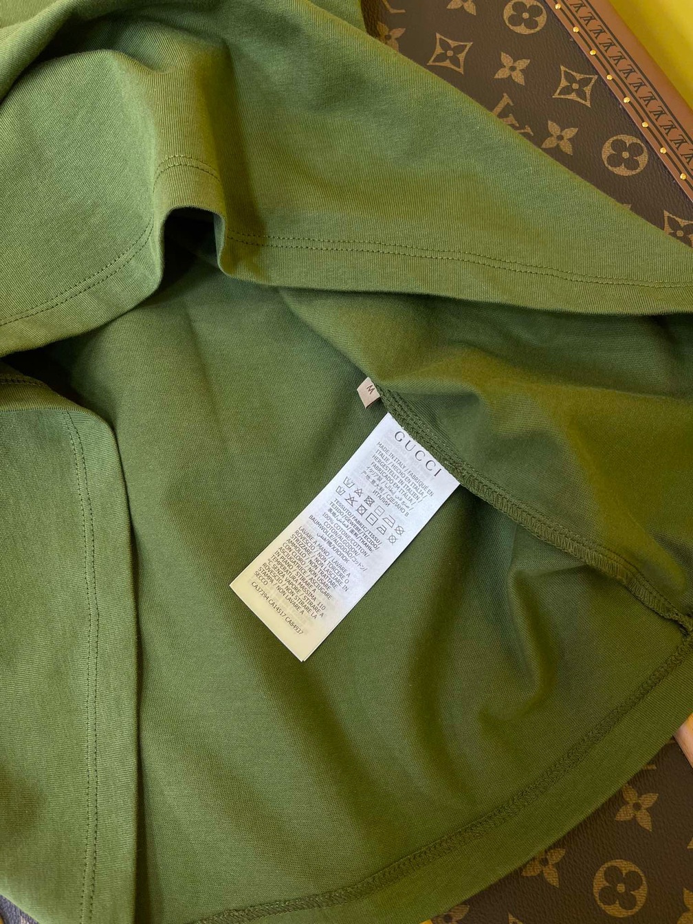 Tee Gucci X Tnf View Dark Green Ss2022
