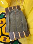Jacket Loewe Dark Green Zip Ss2022