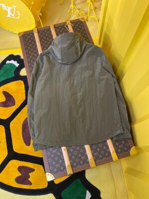 Jacket Loewe Dark Green Zip Ss2022