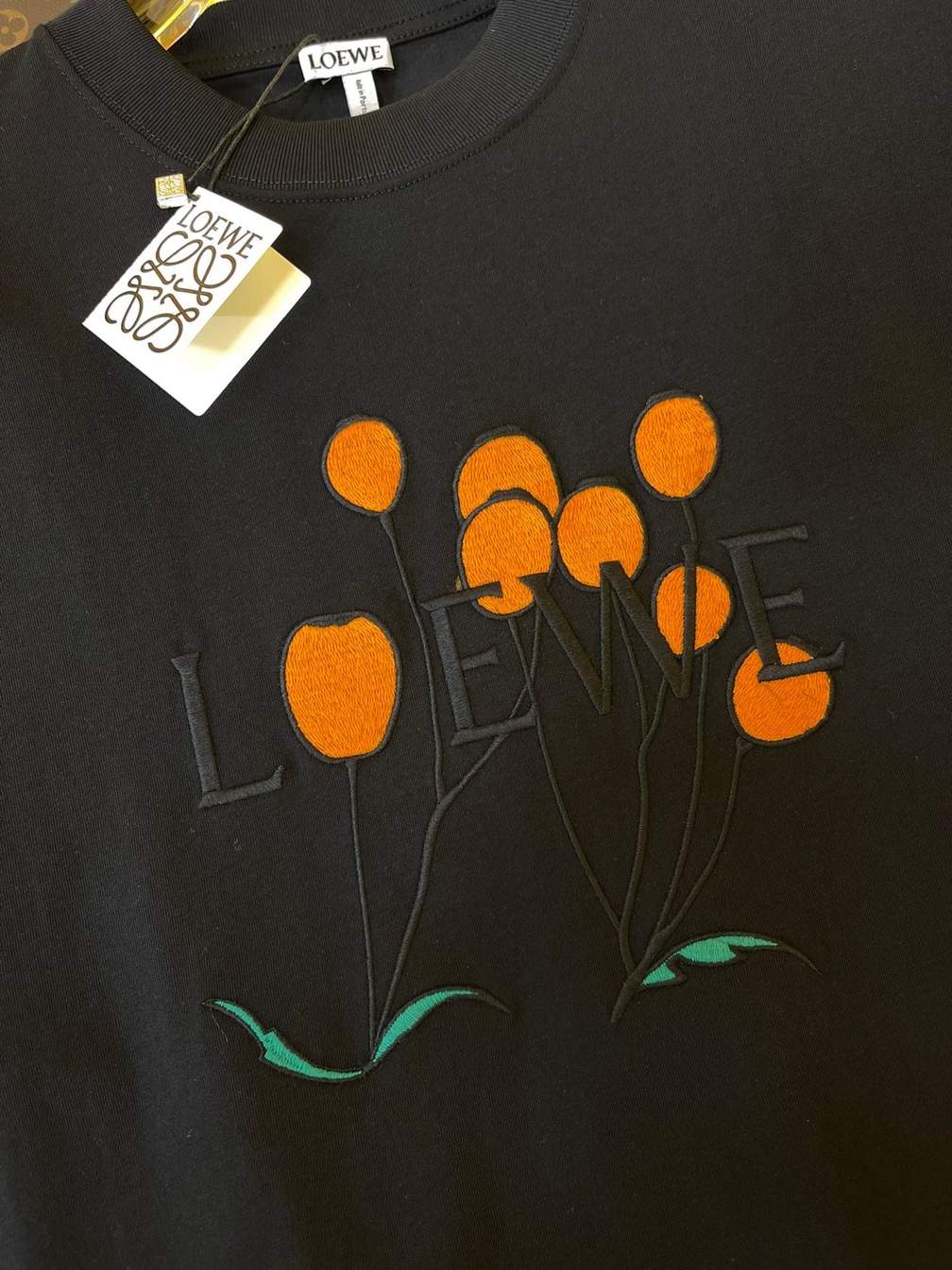 Tee Loewe Balloon Tree Black Ss2022