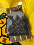 Jacket Lv Denim Check Dark Blue Ss222