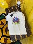 Tee Lv Flower White Ss2022