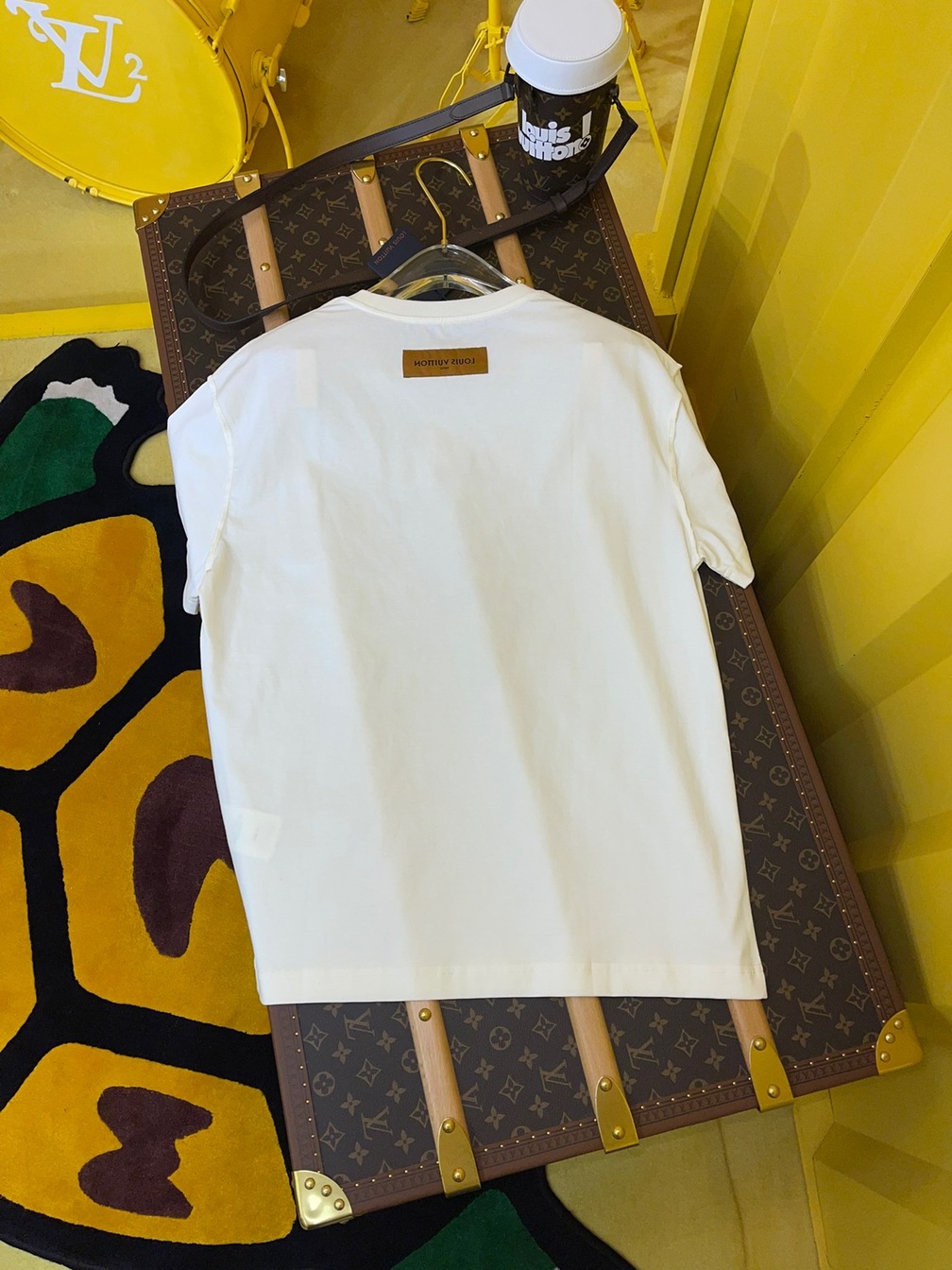 Tee Lv Flower White Ss2022