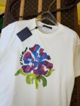 Tee Lv Flower White Ss2022