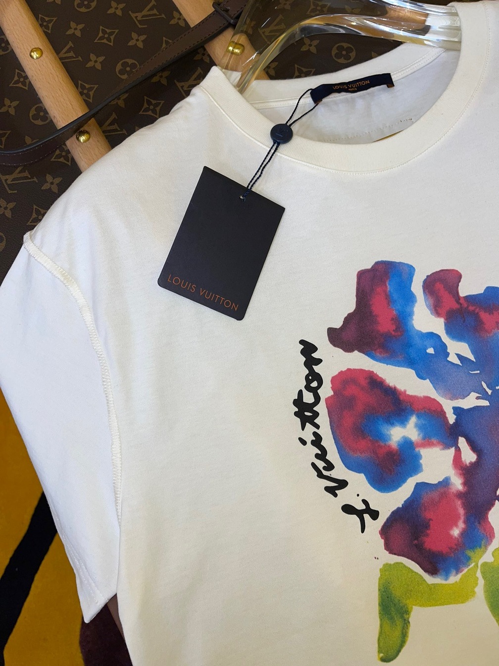 Tee Lv Flower White Ss2022
