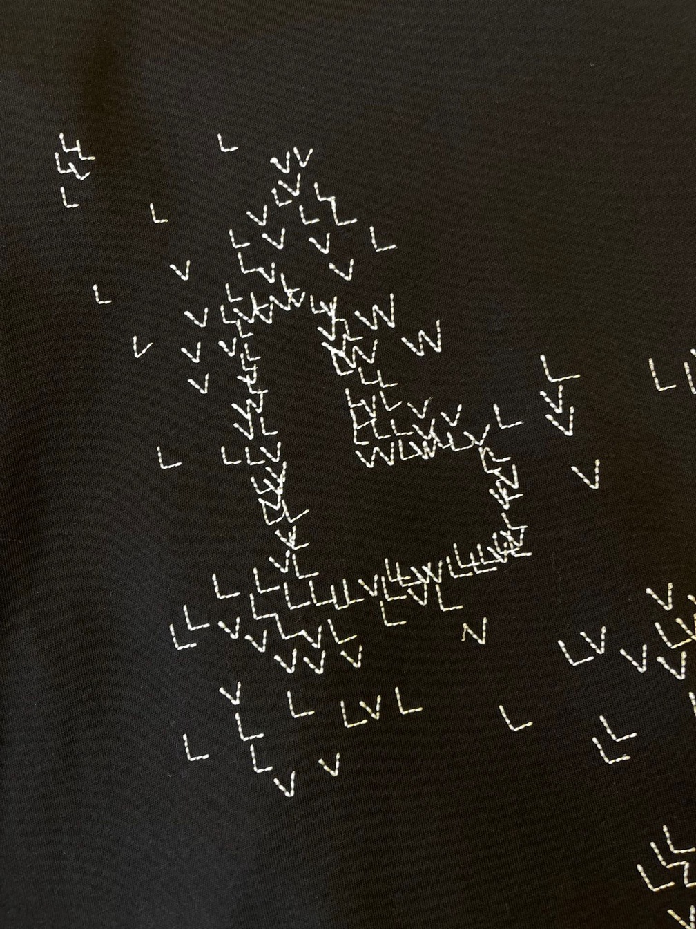Tee Lv Fly Logo Black Ss2022