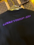 Tee Lv Logo 2054 Black Ss2022