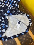 Tee Lv Mono Blue Black Ss2022