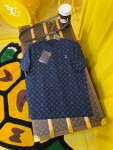 Tee Lv Monogram Navy Blue Ss2022