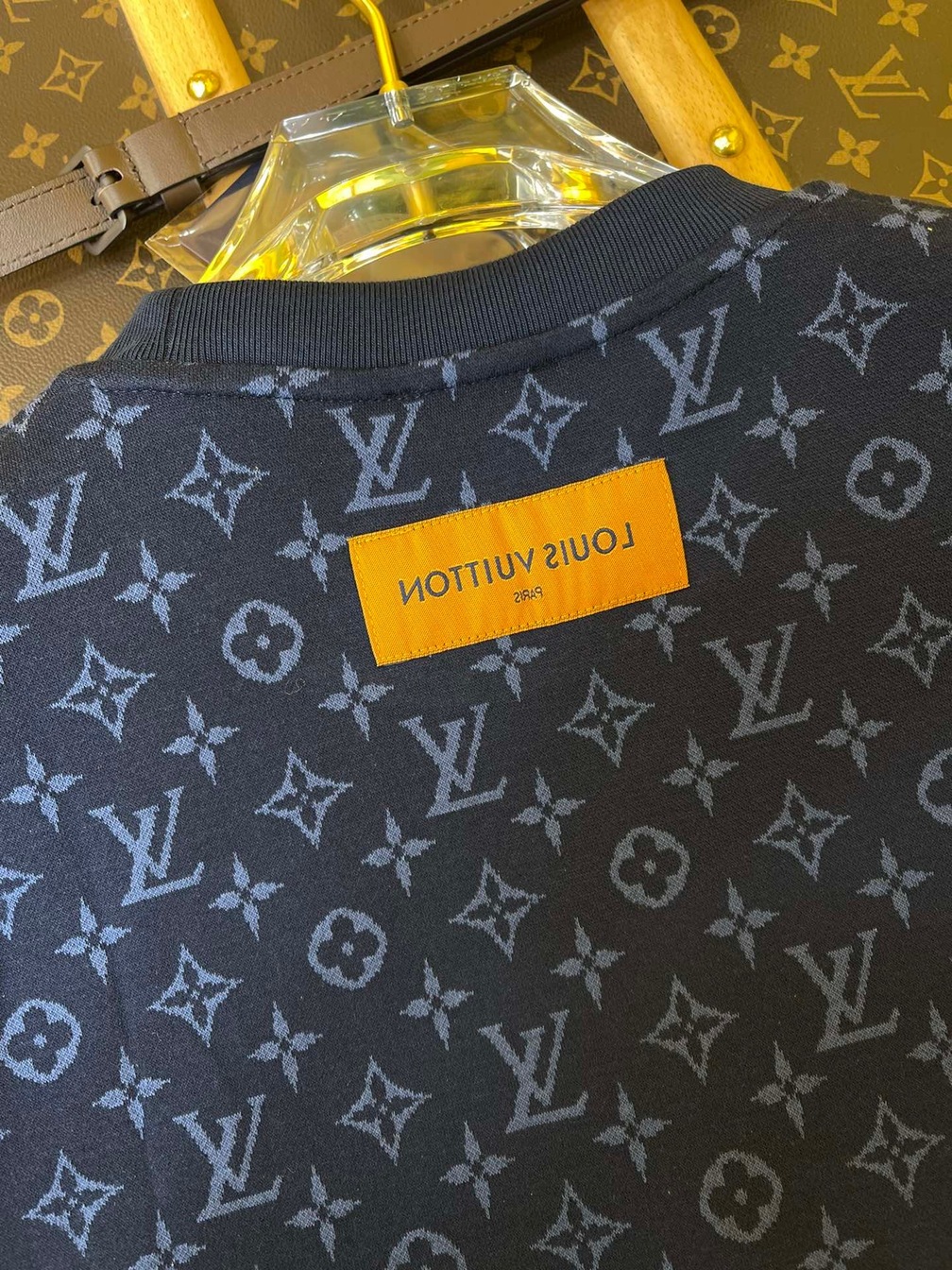 Tee Lv Monogram Navy Blue Ss2022