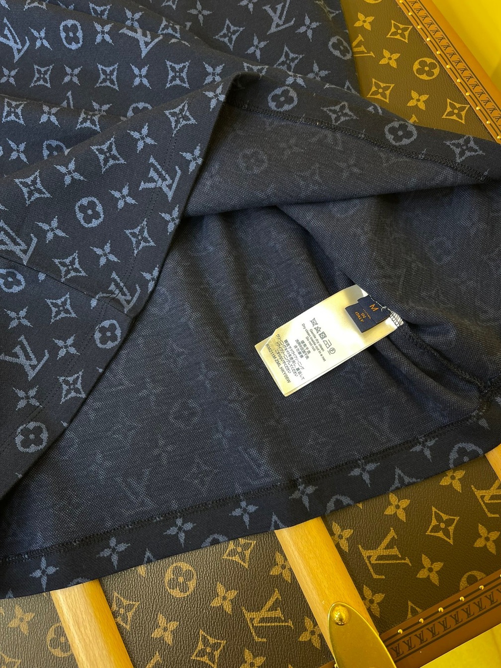 Tee Lv Monogram Navy Blue Ss2022