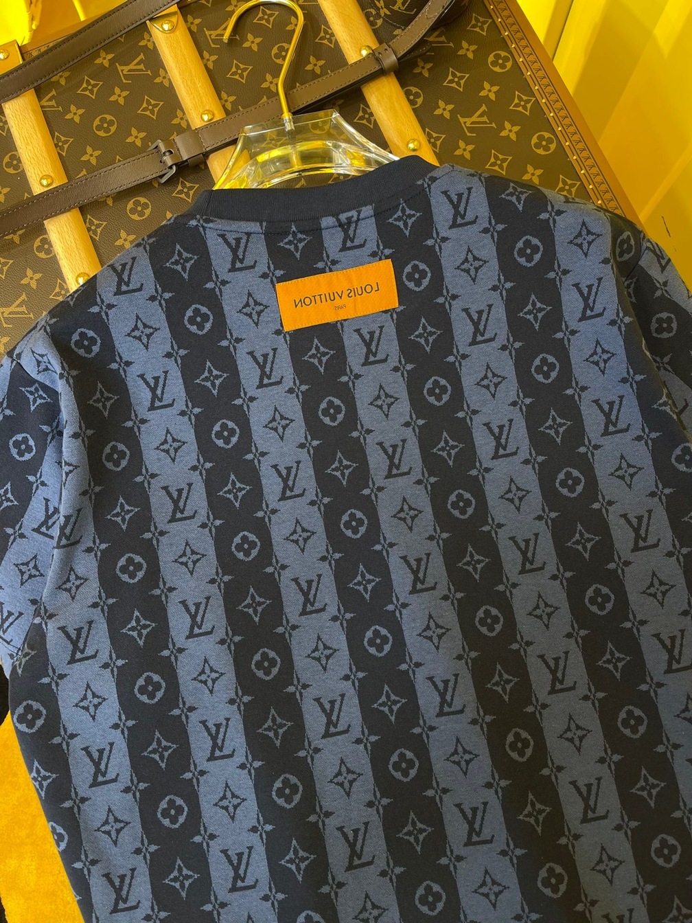 Tee Lv Stripe Navy Blue Ss2022