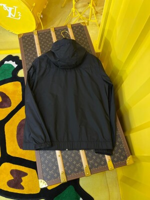 Jacket Prada Black Zip Ss2022