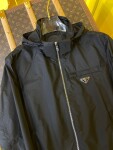 Jacket Prada Black Zip Ss2022