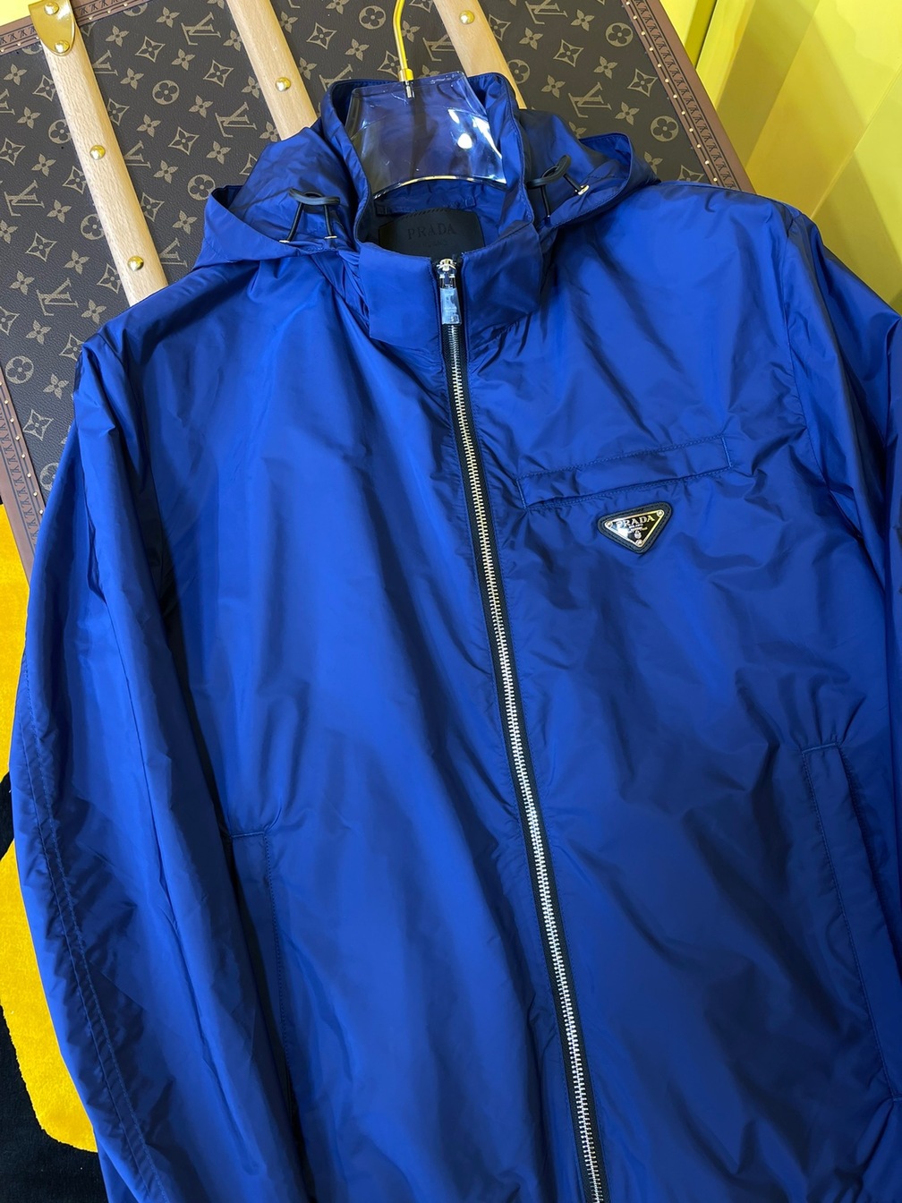 Jacket Prada Ocean Blue Zip Ss2022