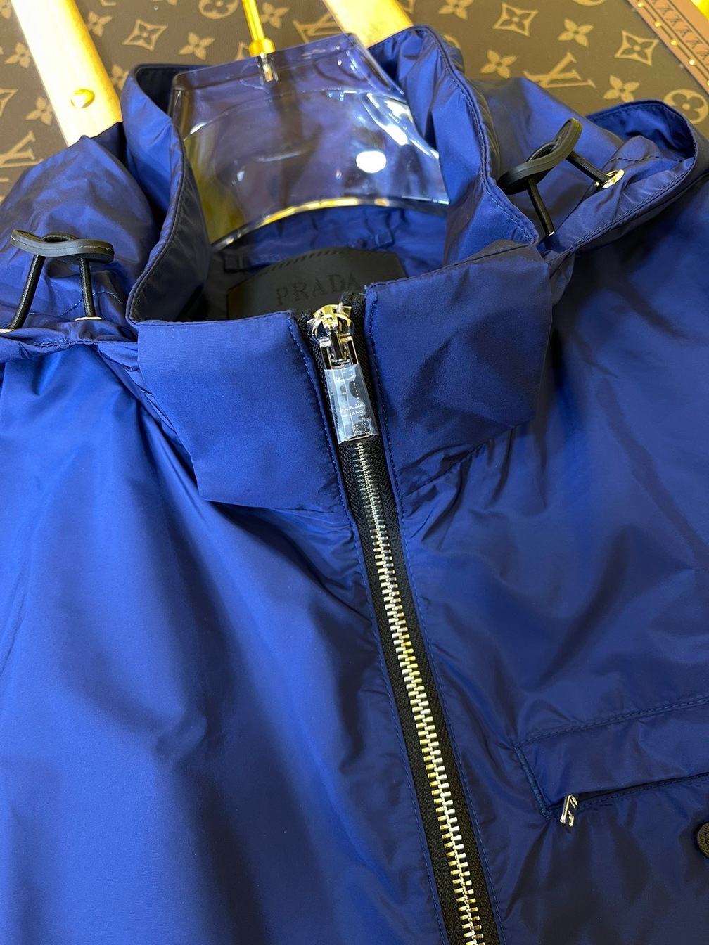 Jacket Prada Ocean Blue Zip Ss2022