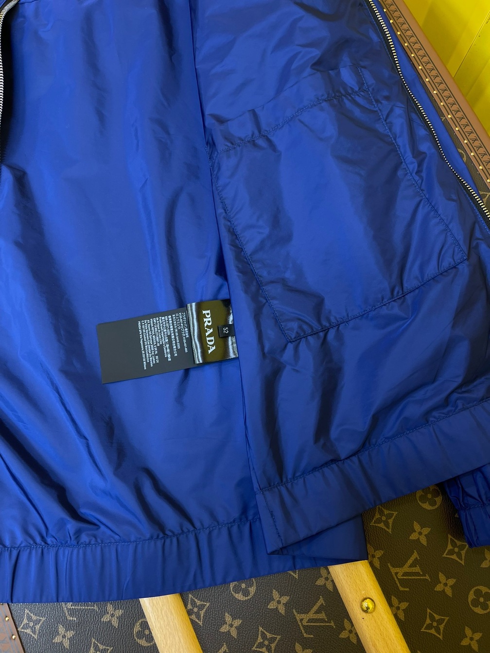 Jacket Prada Ocean Blue Zip Ss2022