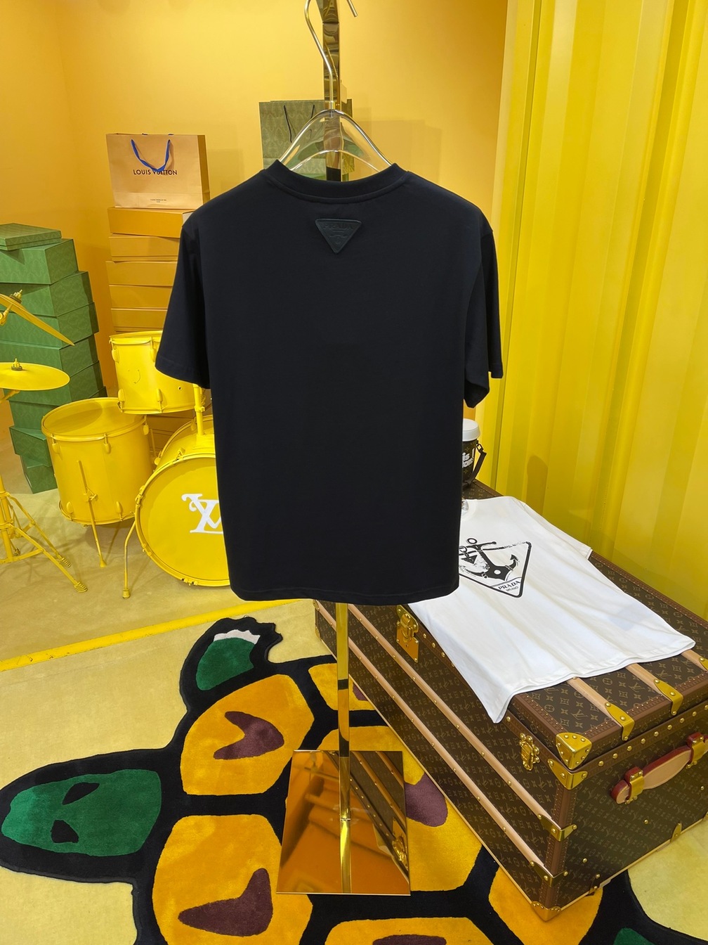 Tee Prada Anchor Black Ss2022