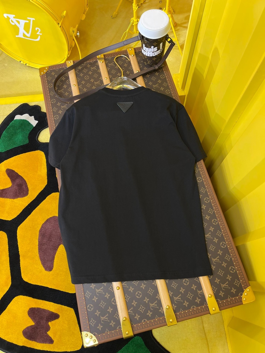 Tee Prada Anchor Black Ss2022