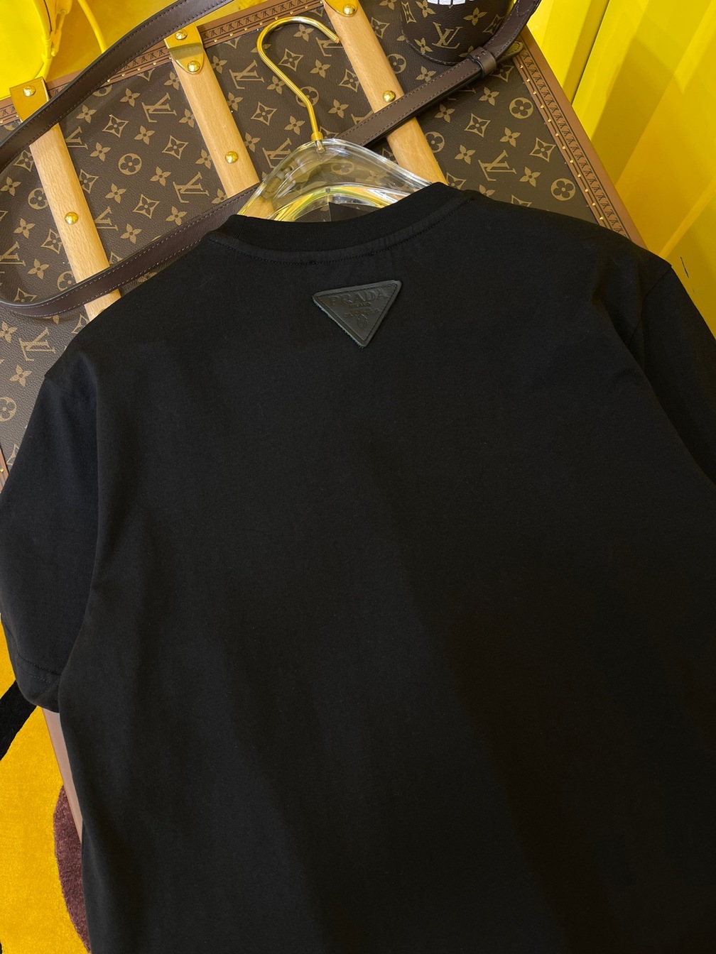 Tee Prada Anchor Black Ss2022