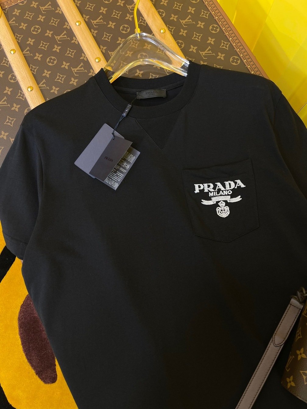 Tee Prada Logo Black Ss2022