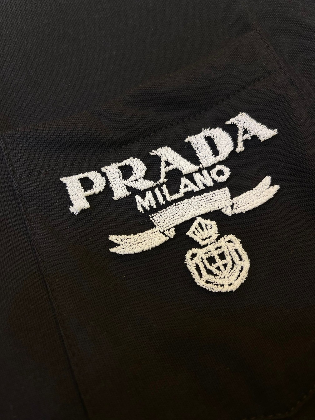 Tee Prada Logo Black Ss2022