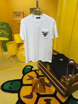Tee Prada Logo White Ss2022