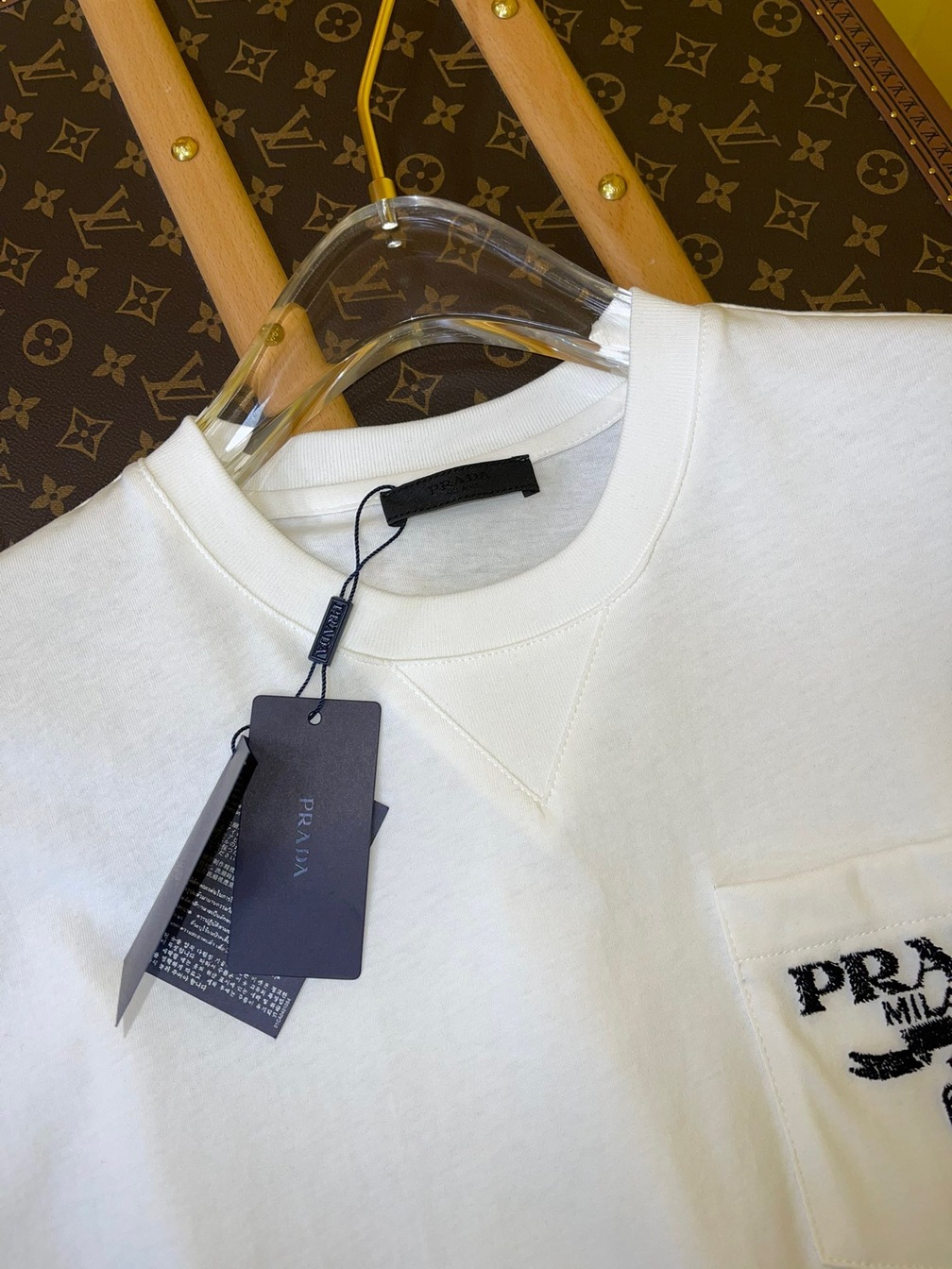 Tee Prada Logo White Ss2022