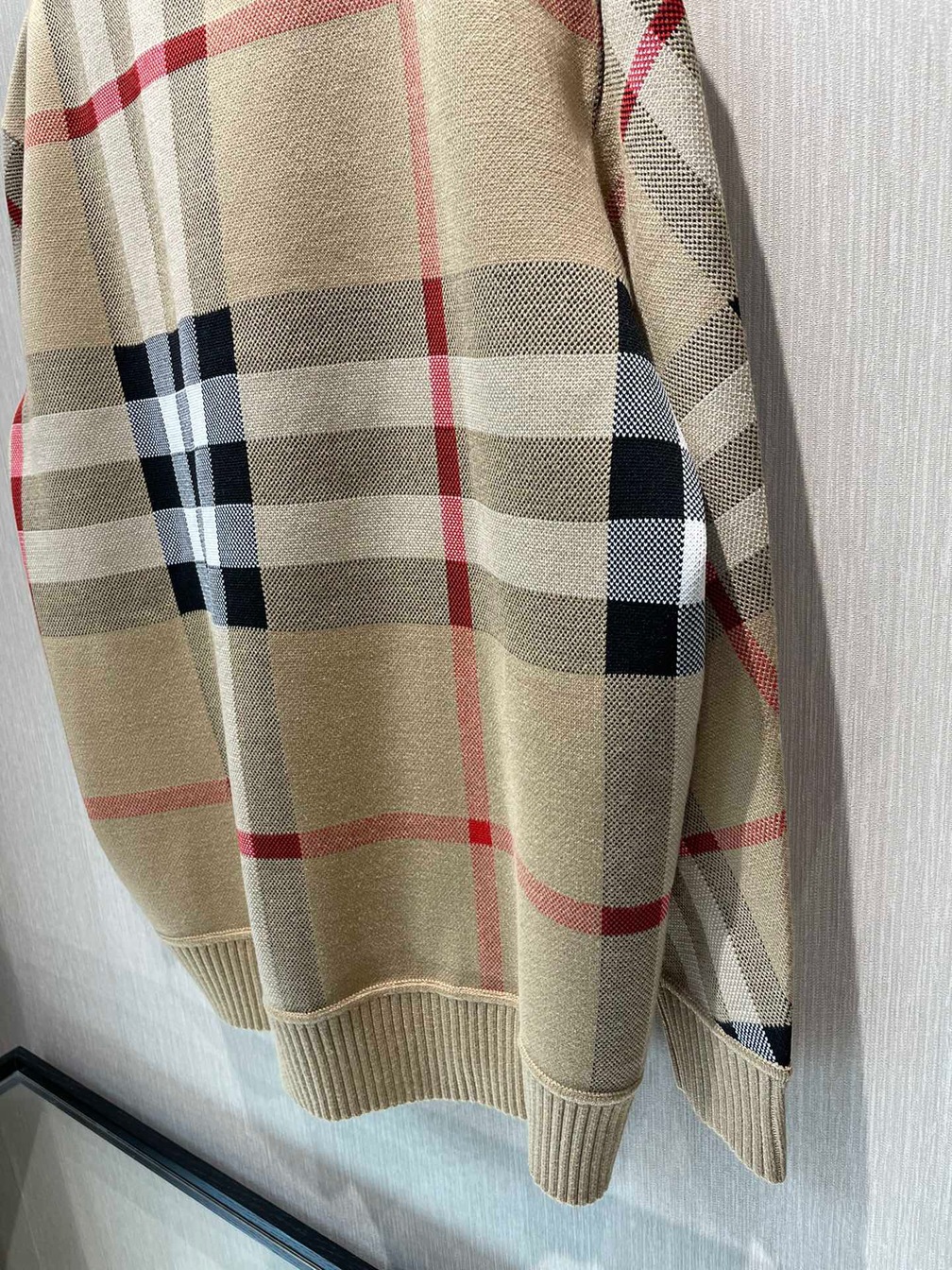Sweaters Len Bbr Hoa Tiet Gaint Check Ss2022