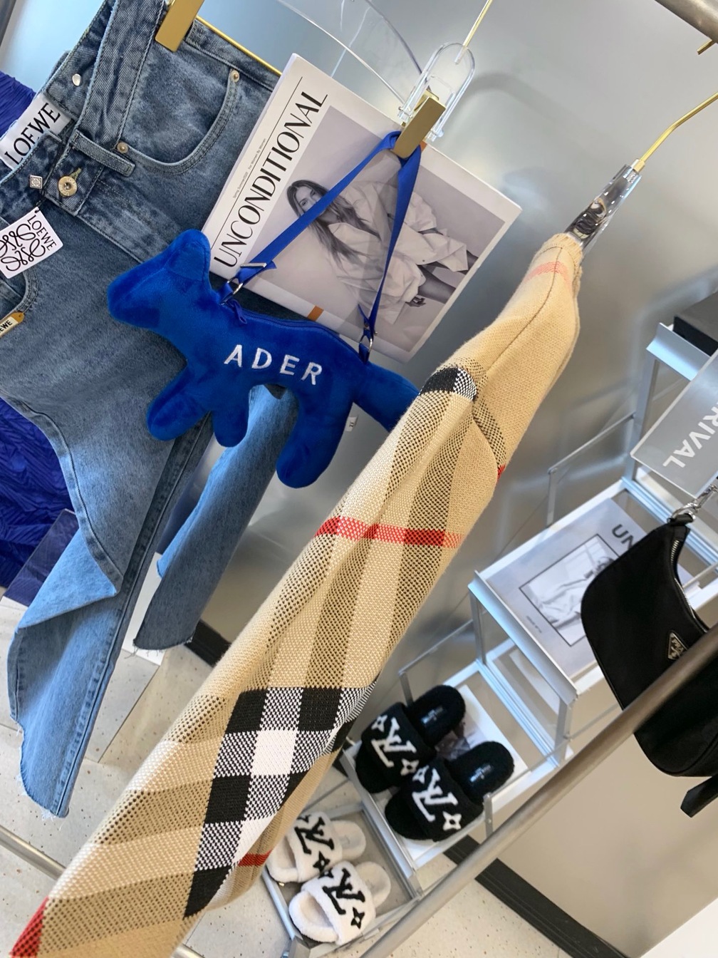 Sweaters Len Bbr Hoa Tiet Gaint Check Ss2022