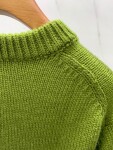 Sweters Len Thung Bbr Logo To Truoc Nguc In Noi