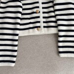 Chasseur Jacket In Striped Wool Celine Ss2022