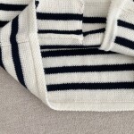 Chasseur Jacket In Striped Wool Celine Ss2022