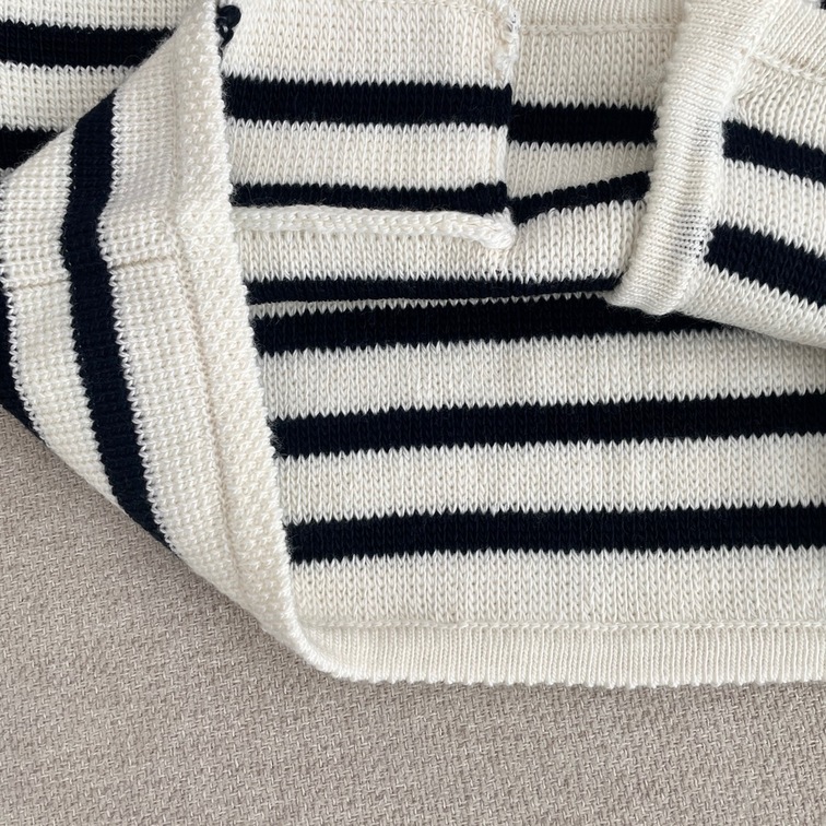 Chasseur Jacket In Striped Wool Celine Ss2022
